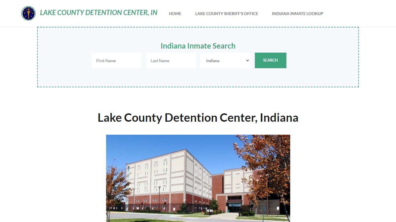 Lake County Detention Center, IN Inmate Roster, Offender Search